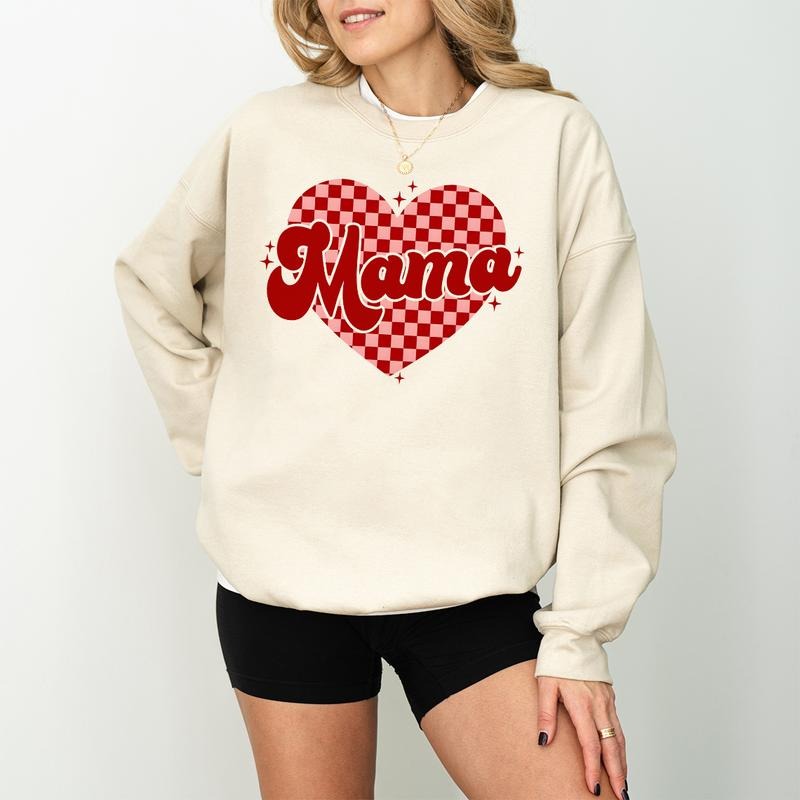 Valentine Mama coquette Sweatshirt, Valentine Sweatshirt, Mama Valentine Sweatshirt, valentine, Valentine coquette Shirt, Mama shirt