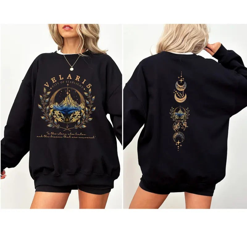 Velaris City Of Starlight Acotar Sweatshirt, The Night Court Shirt, Court of Dreams Sweatshirt, Bookish Sweatshirt, Bookwom Shirt