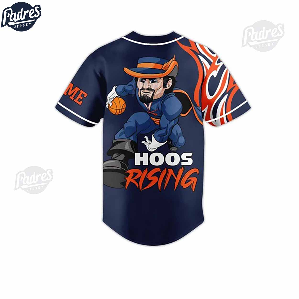 Virginia Cavaliers Basketball Hoos Rising Custom Baseball Jersey - Padres Jersey Oasis: Elevate Your Baseball Style Game