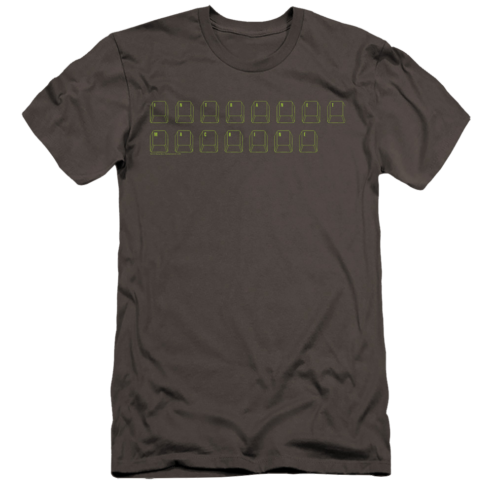 Big Bang Theory, The Intranet Machine - Men's Premium Slim Fit T-Shirt