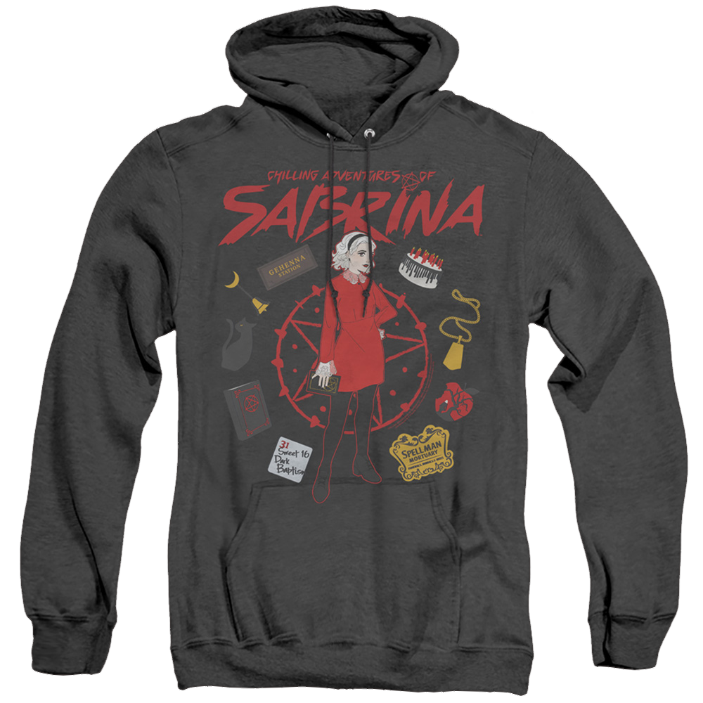 Chilling Adventures Of Sabrina Circle - Heather Pullover Hoodie