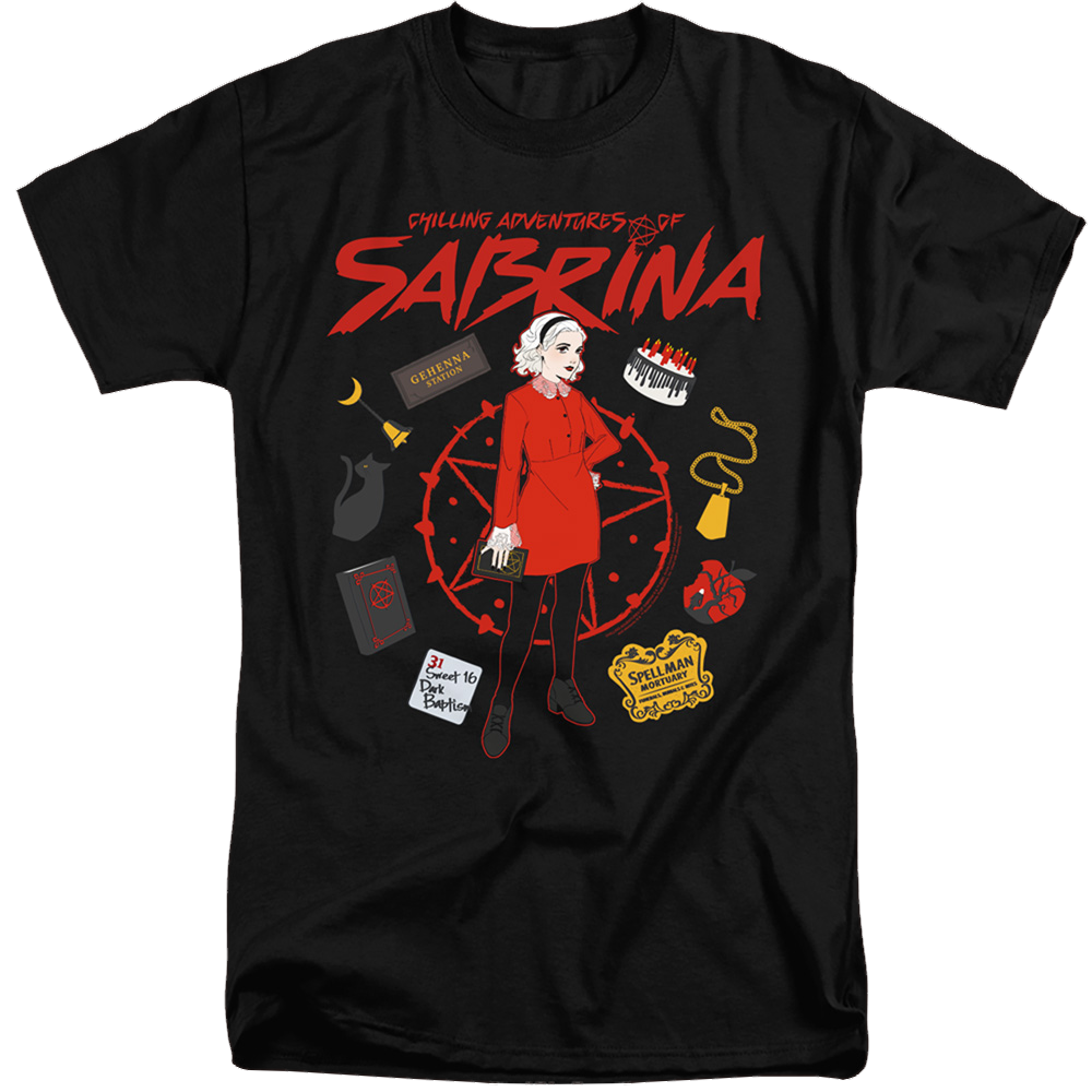Chilling Adventures Of Sabrina Circle - Men's Tall Fit T-Shirt