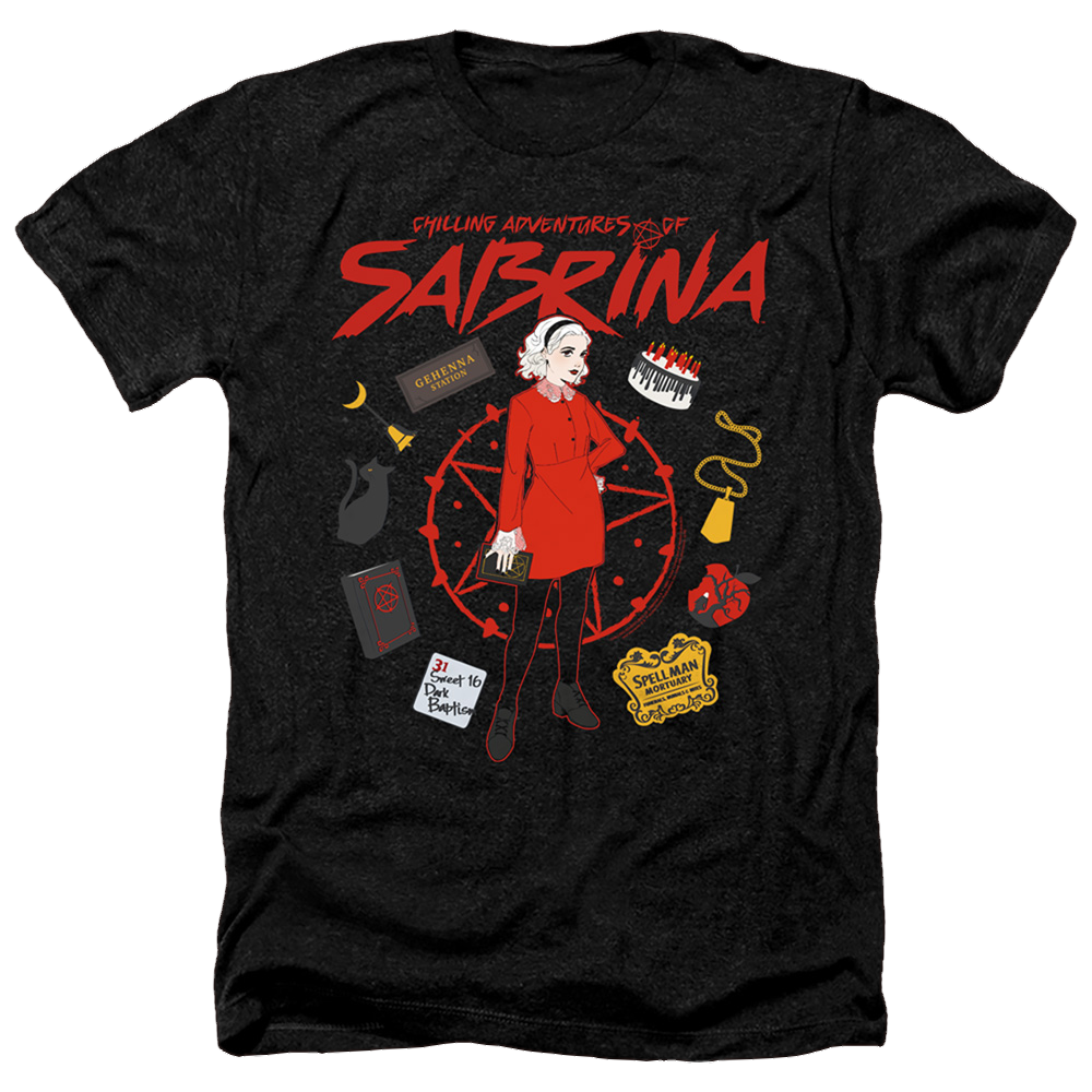 Chilling Adventures Of Sabrina Circle - Men's Heather T-Shirt