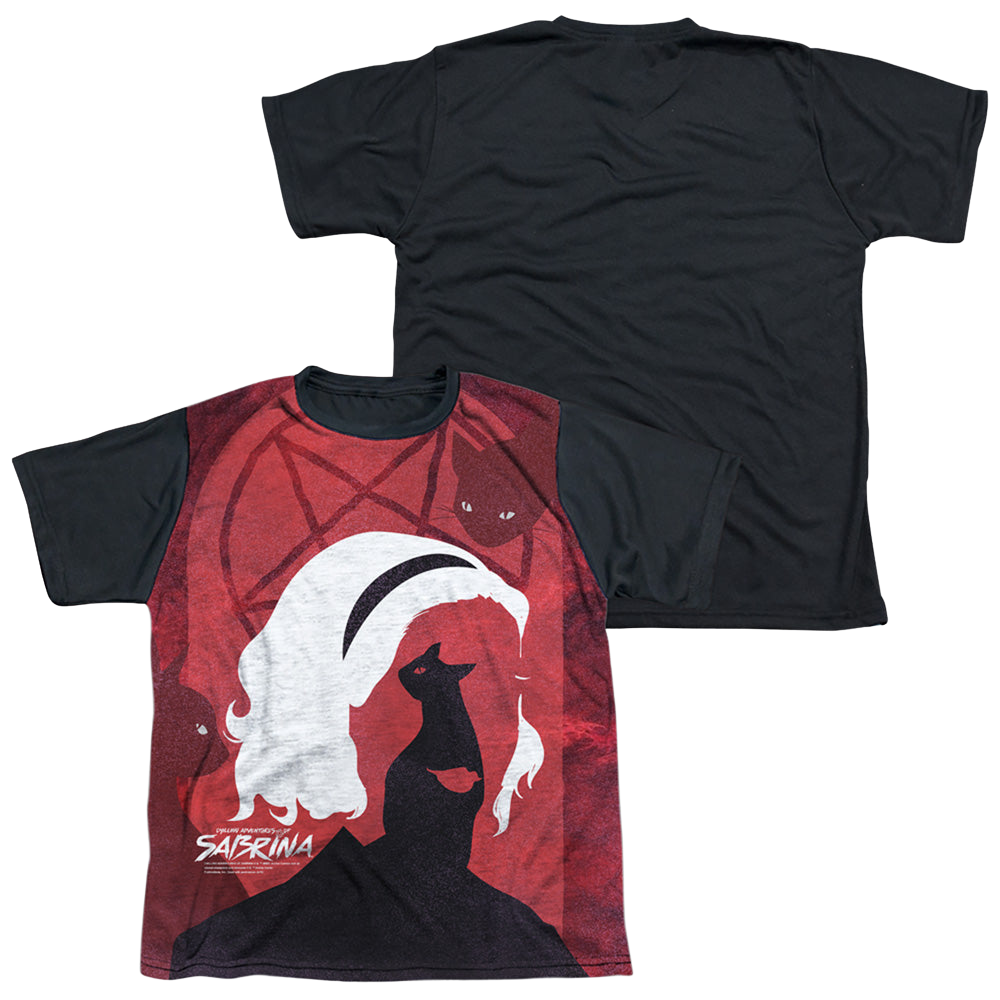 Chilling Adventures of Sabrina Cats - Youth Black Back T-Shirt