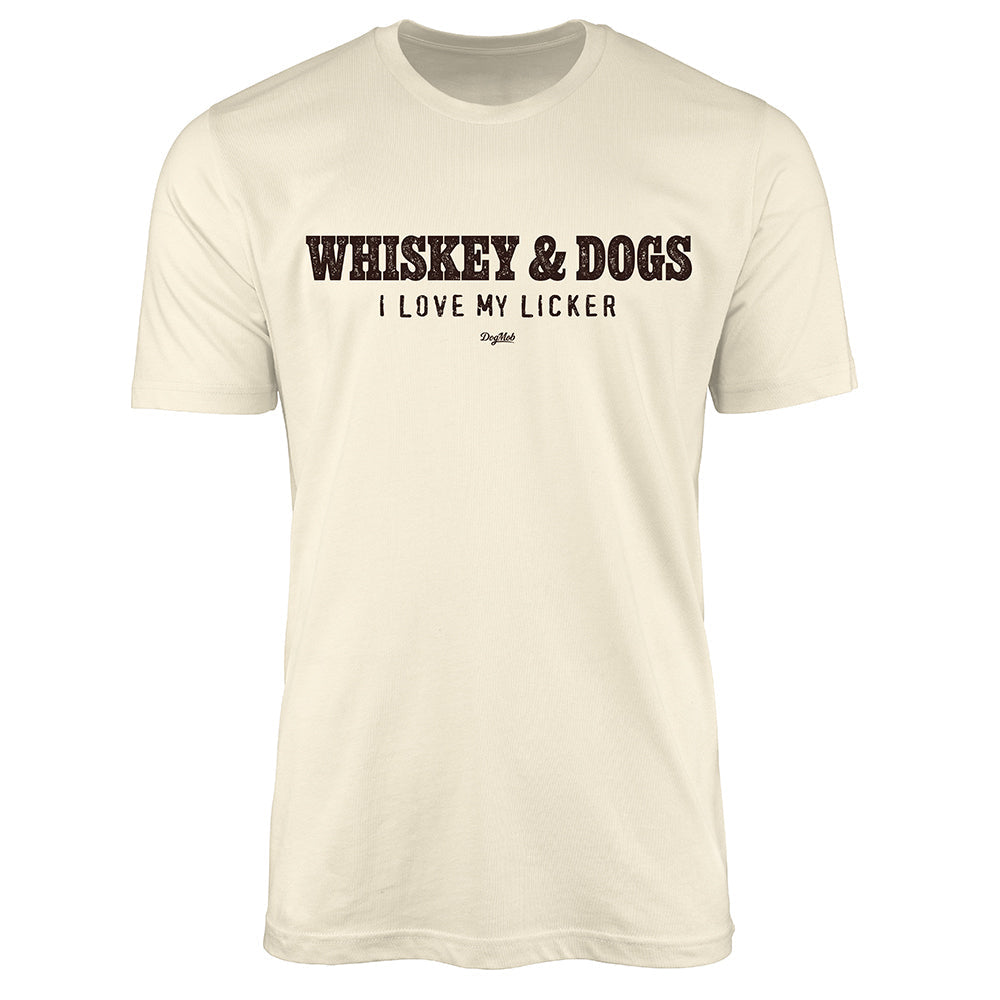 Whiskey & Dogs Premium Tee Natural