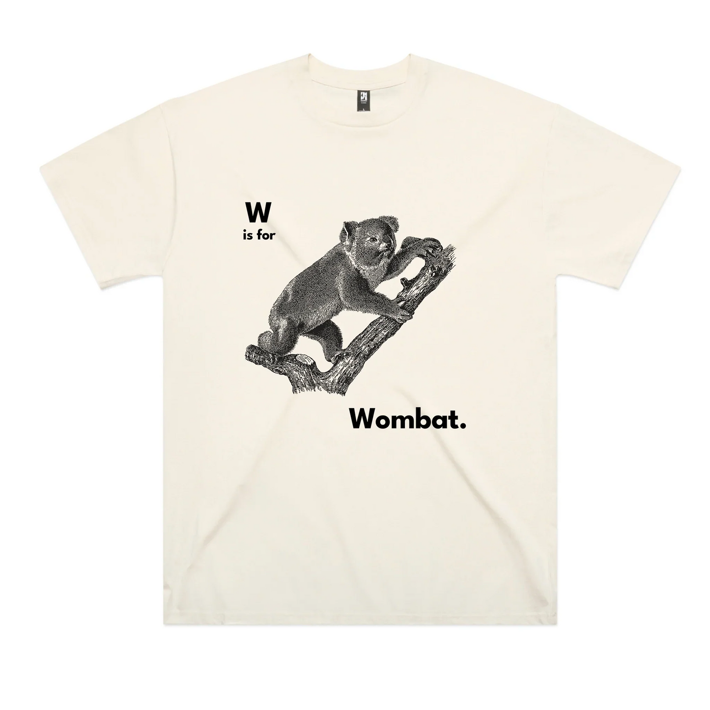 W Is For Wombat Oversized Tee