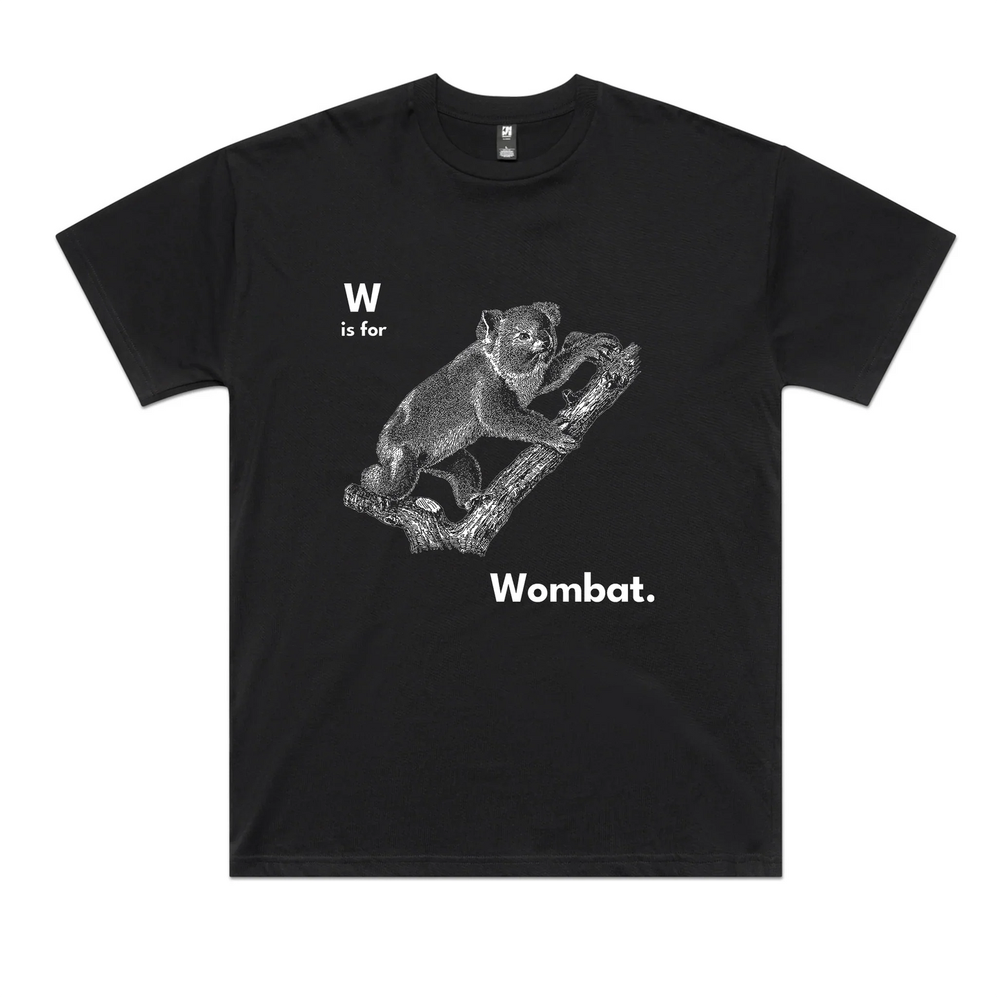 W Is For Wombat Oversized Tee