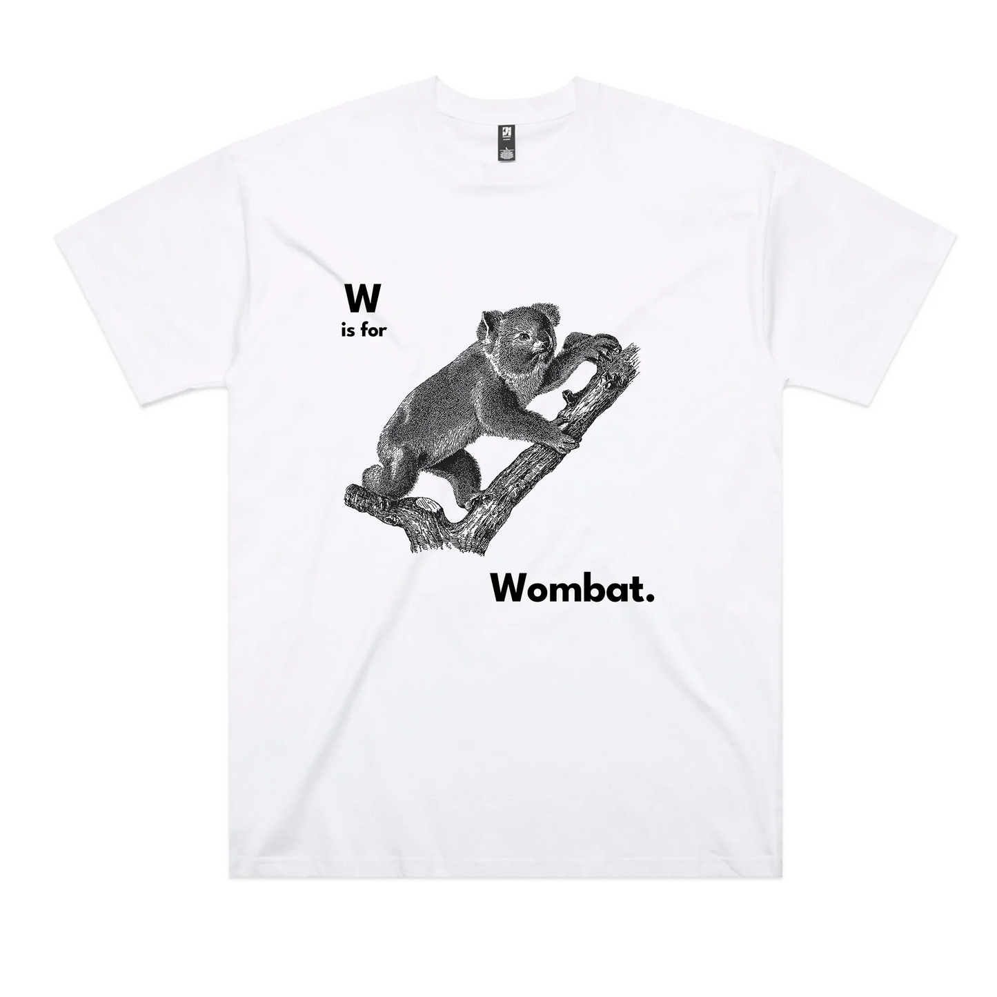 W Is For Wombat Oversized Tee