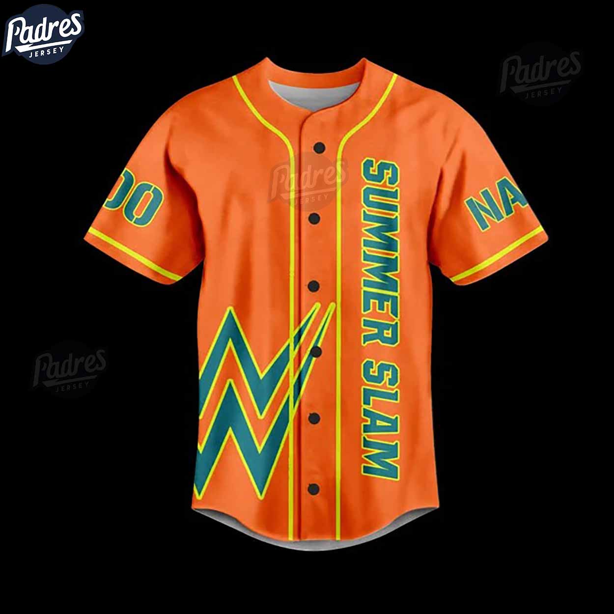 WWE Summerslam 2024 Custom Orange Baseball Jersey Online - Padres Jersey Oasis: Elevate Your Baseball Style Game