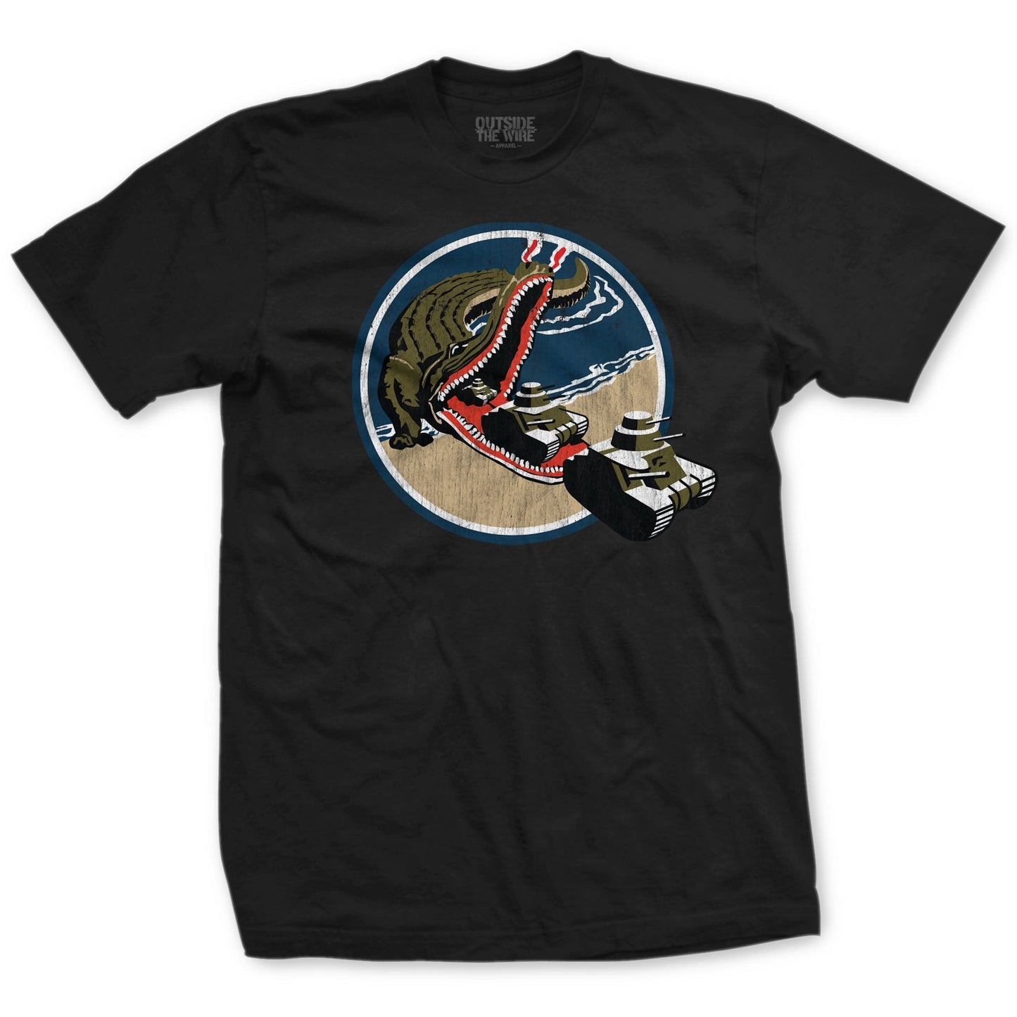 WW2 Amphibious Forces Patch T-Shirt