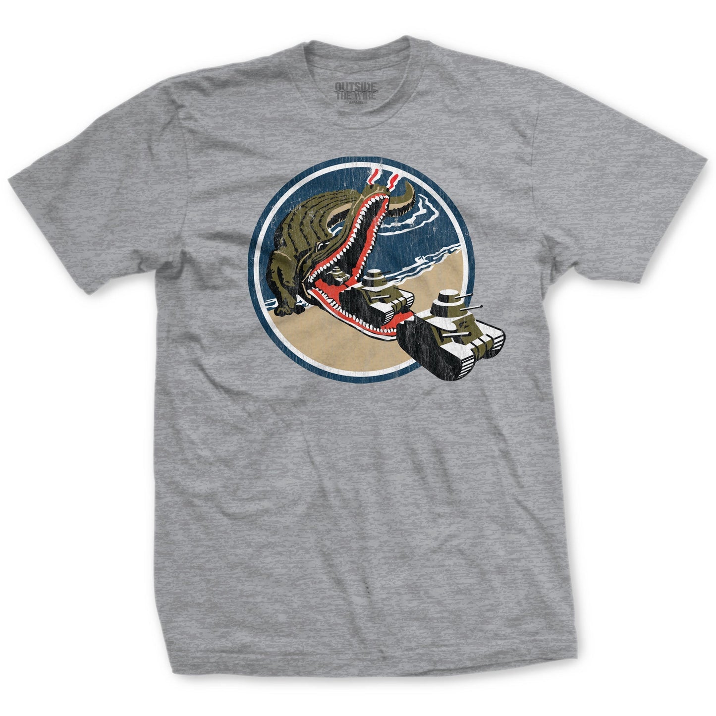 WW2 Amphibious Forces Patch T-Shirt
