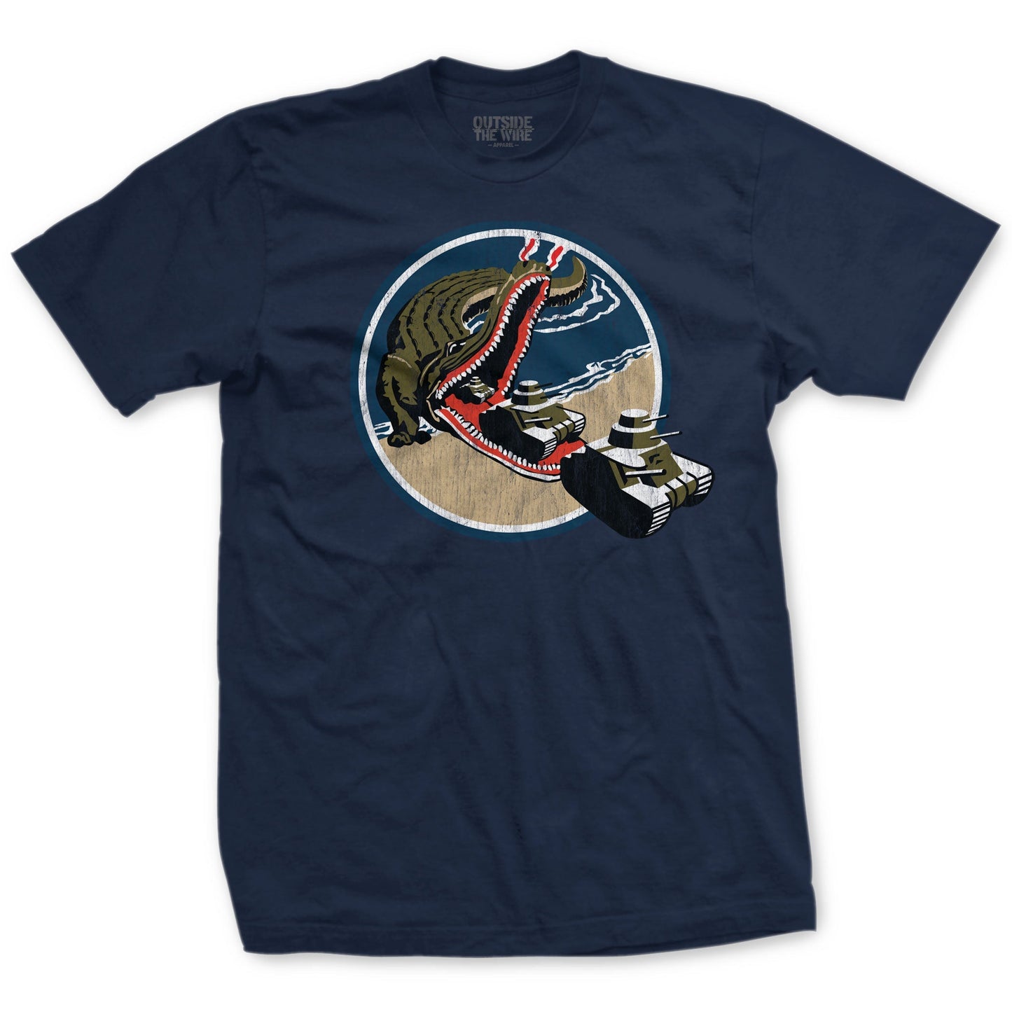 WW2 Amphibious Forces Patch T-Shirt