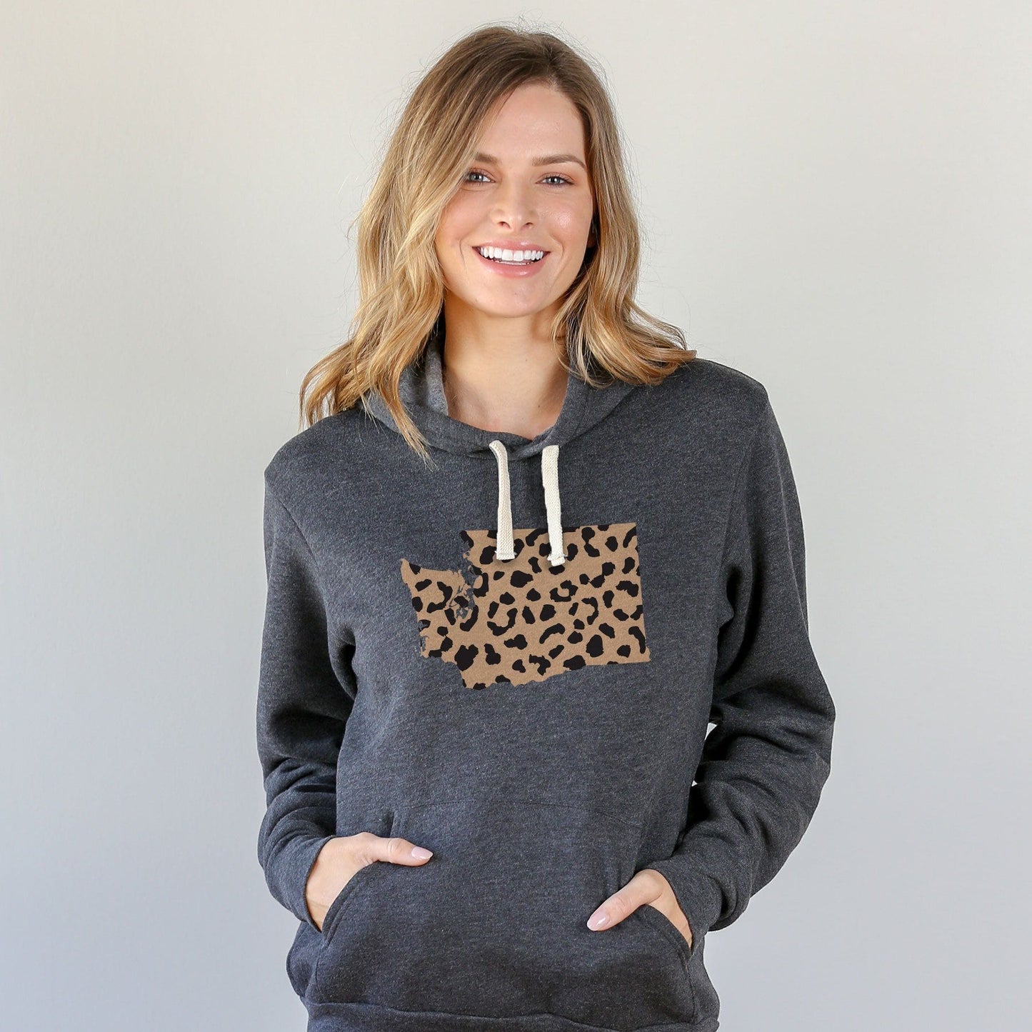 Washington Leopard Pattern Hoodie