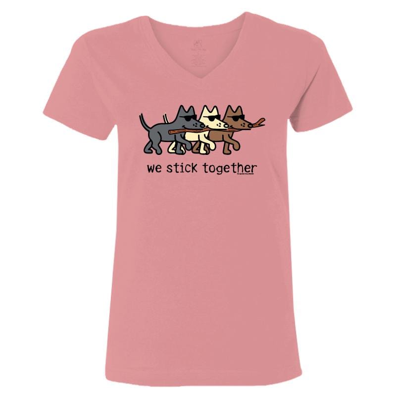 We Stick Together - Ladies T-Shirt V-Neck