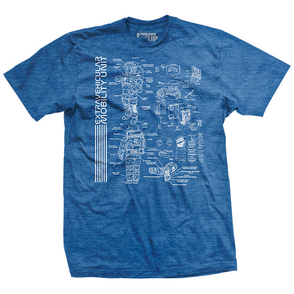NASA "EMU" Blueprint T-Shirt