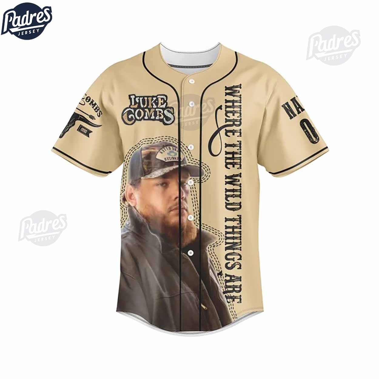 Where the Wild Things Are Luke Combs Baseball Jersey Outfit - Padres Jersey Oasis: Elevate Your Baseball Style Game