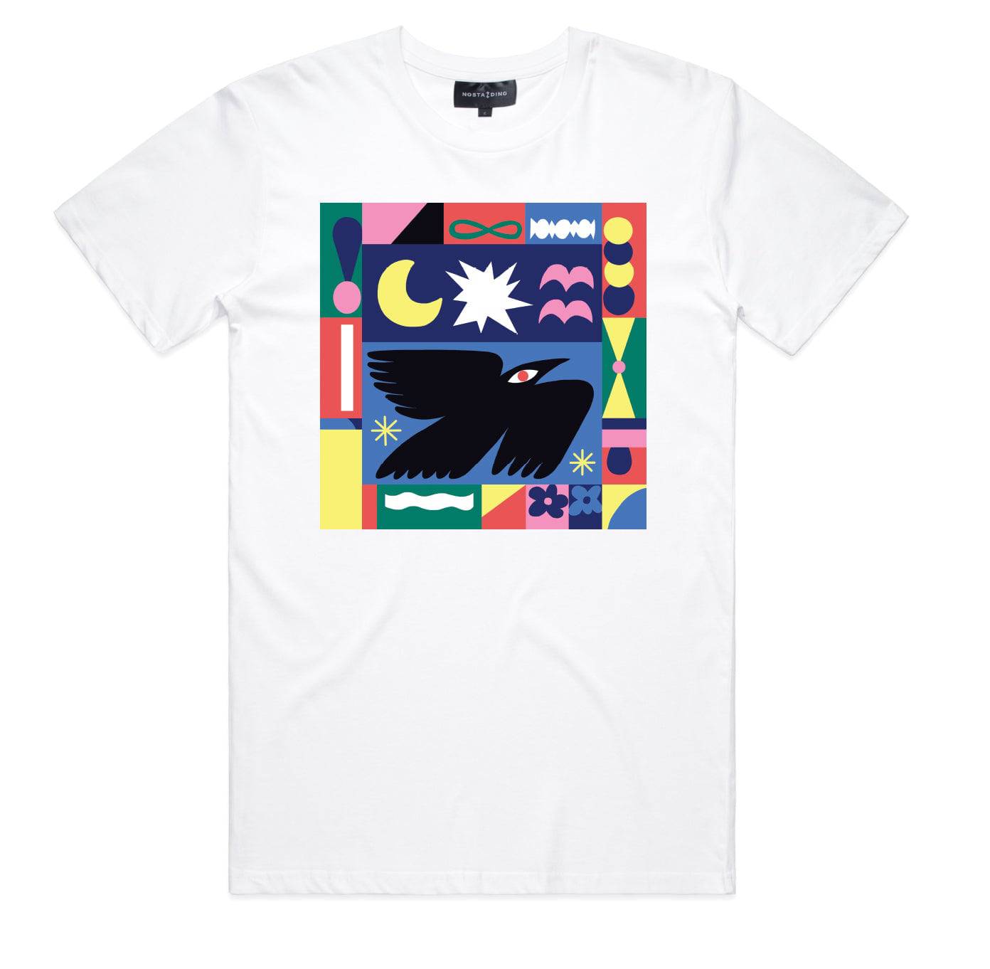 Bag Raiders / Horizons Tee - White