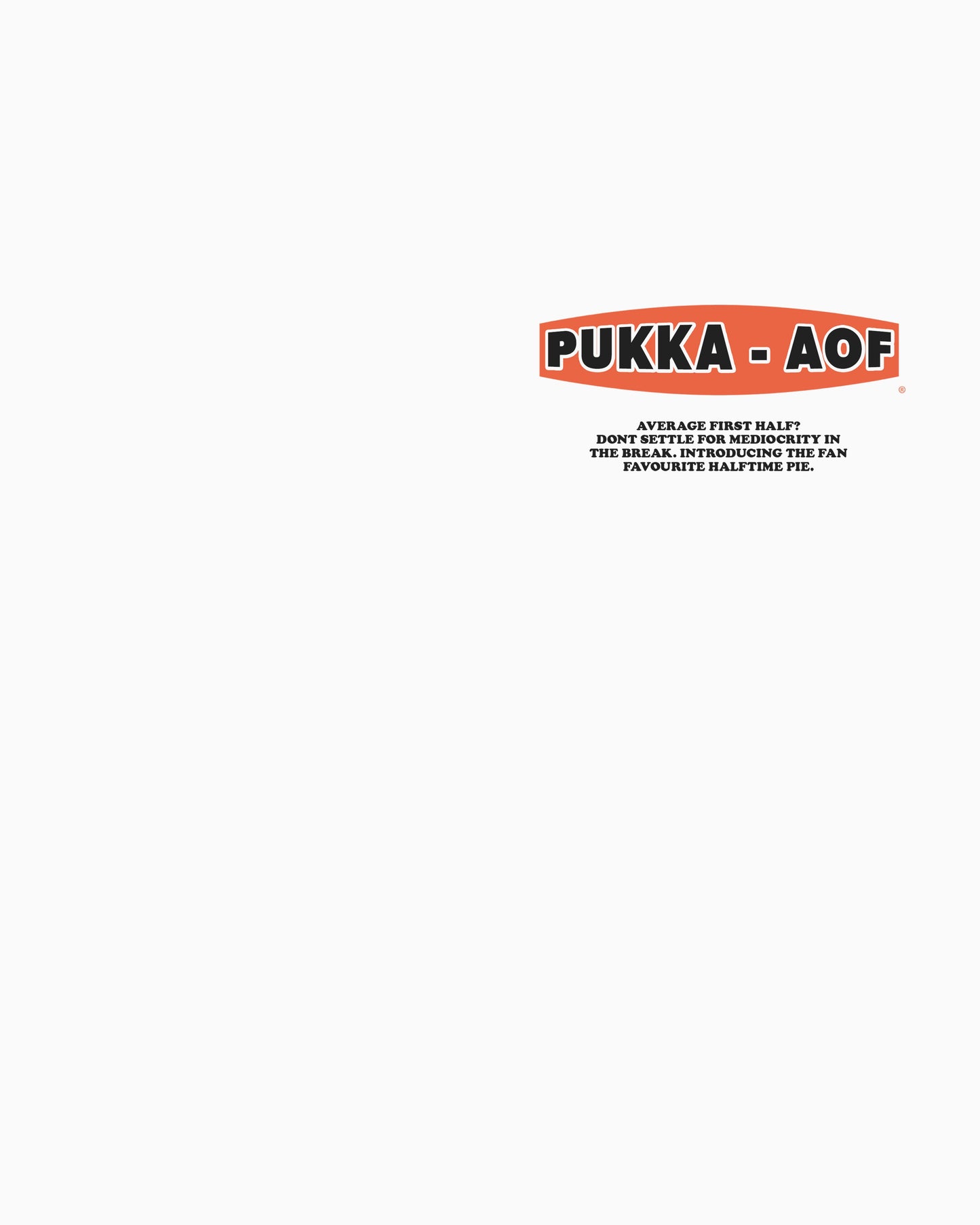 AOF x Pukka's Halftime Pie Tee