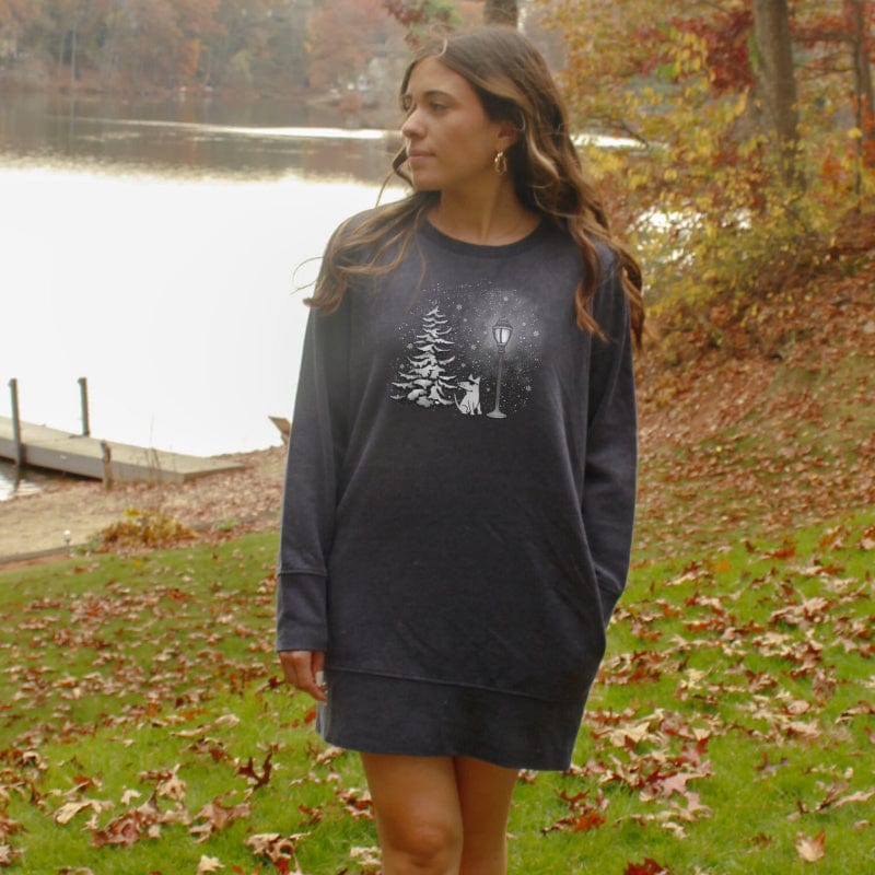 Winter Lamppost - Sweatshirt Dress