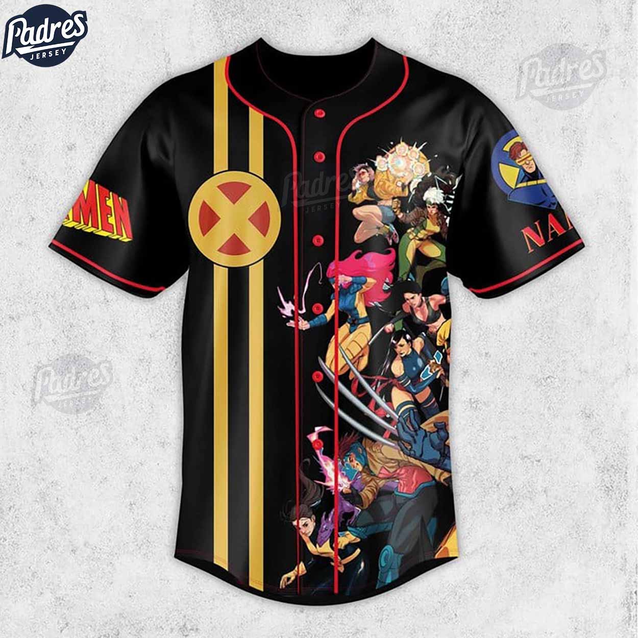 X-Men 97 Cyclops Baseball Jersey Shirt - Padres Jersey Oasis: Elevate Your Baseball Style Game