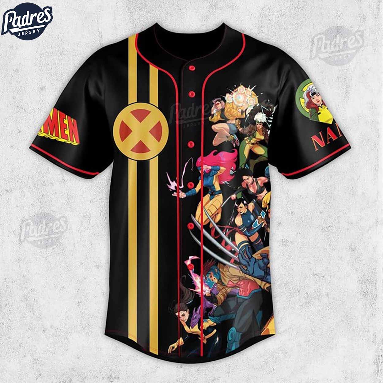 X-Men 97 Rogue Baseball Jersey - Padres Jersey Oasis: Elevate Your Baseball Style Game