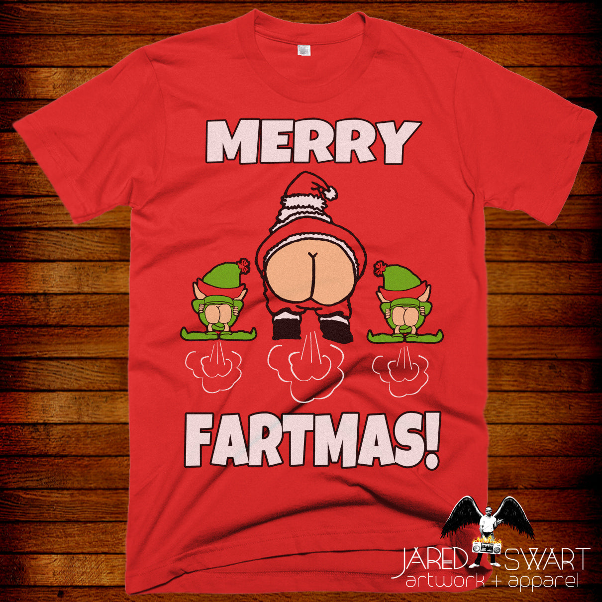 Funny Christmas T-shirt Fart Merry Fartmas!