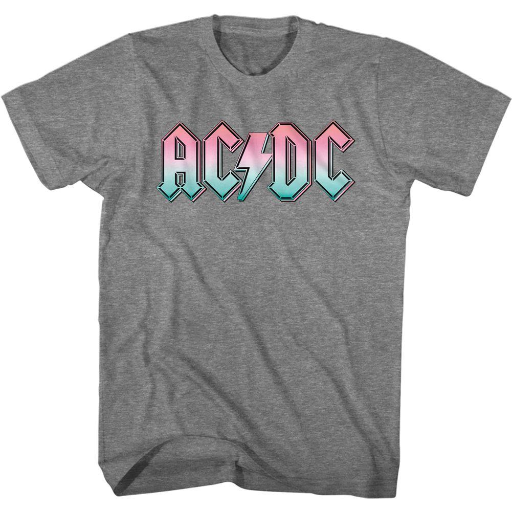 AC/DC - Pastel Gradient Logo T-Shirt