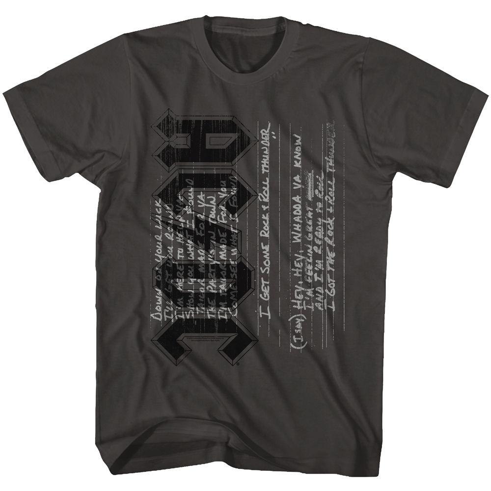 AC/DC - Rock & Roll Thunder Tour Boyfriend Tee