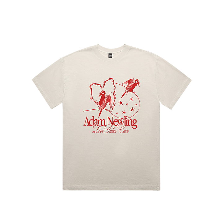 Adam Newling / Love Takes Care Bird Tee