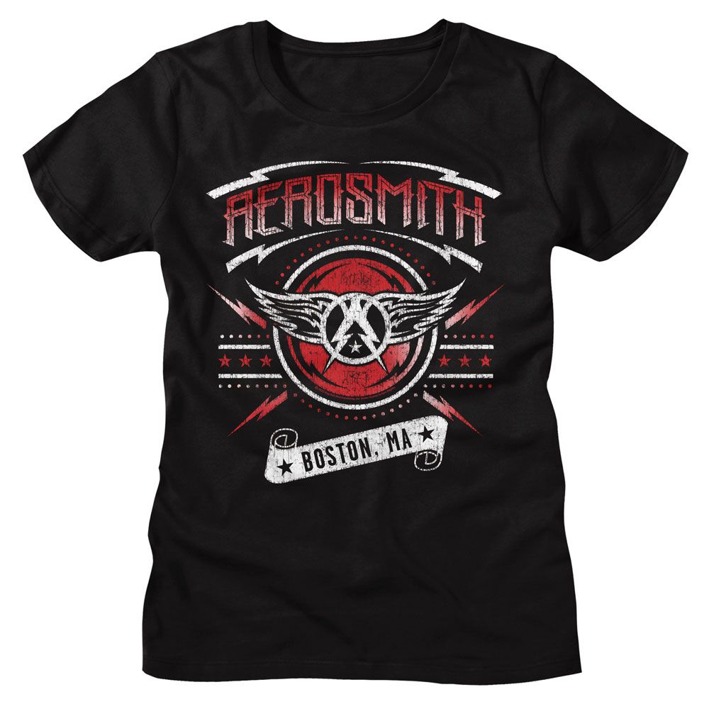 Aerosmith - Boston MA Womens T-Shirt