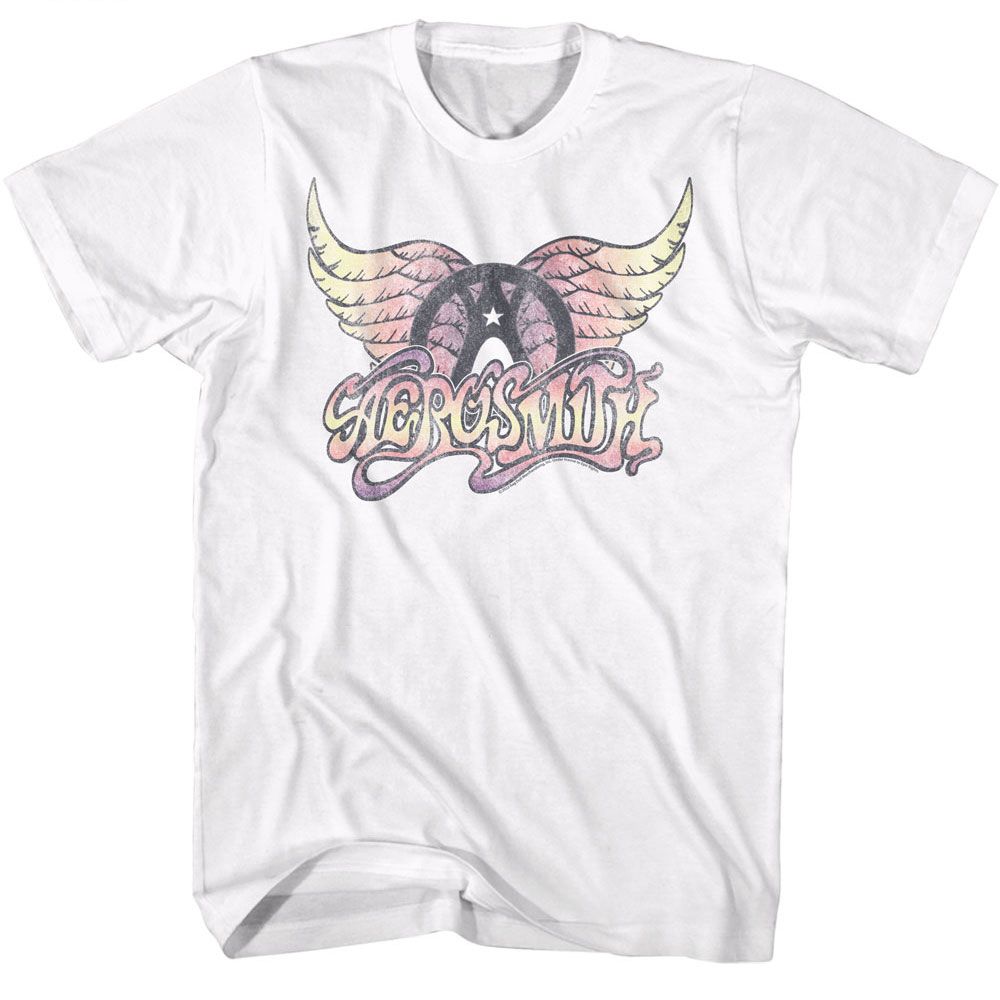 Aerosmith - Faded Pinks Boyfriend Tee