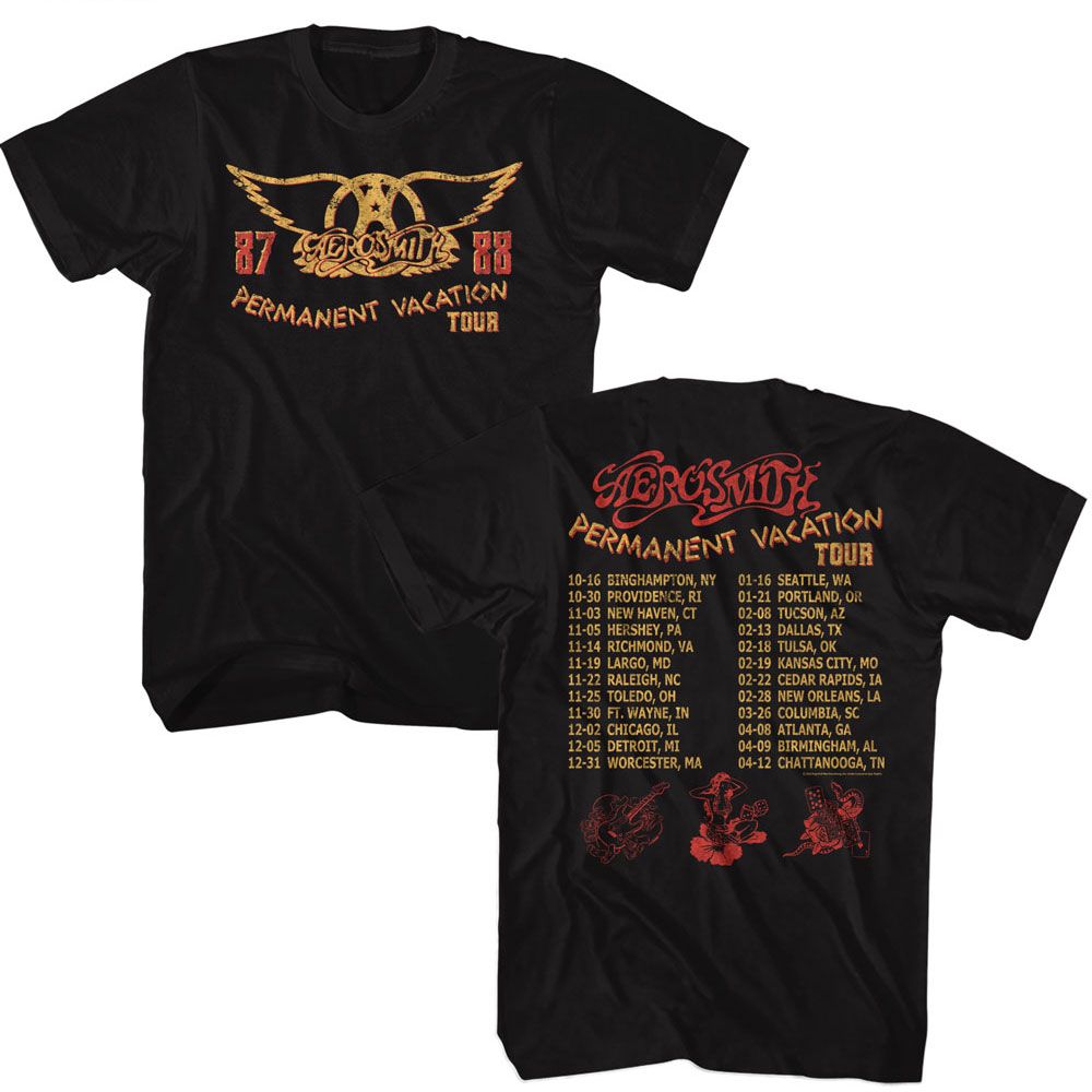 Aerosmith - Permanent Tour 87-94 T-Shirt