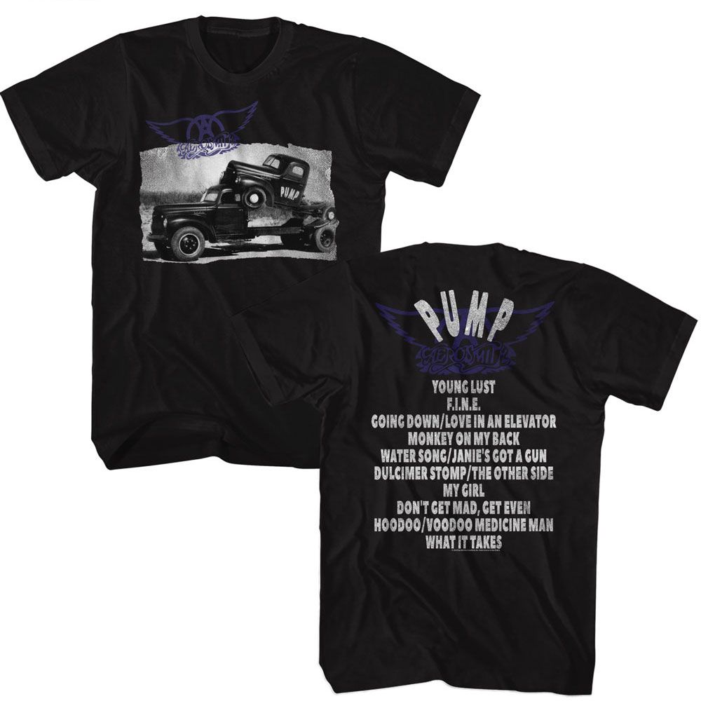 Aerosmith - Pump Album Boyfriend Tee