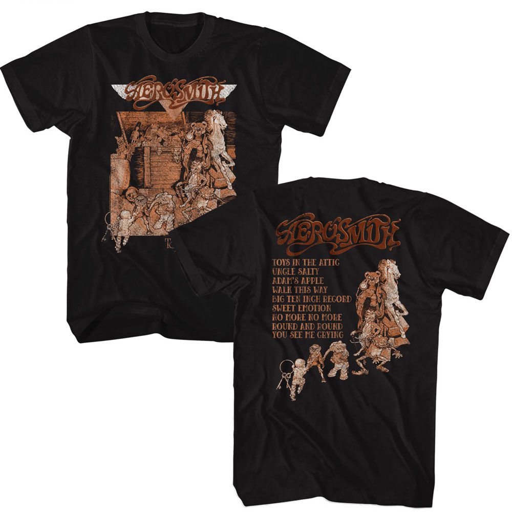 Aerosmith - Toys Cover Art Boyfriend Tee