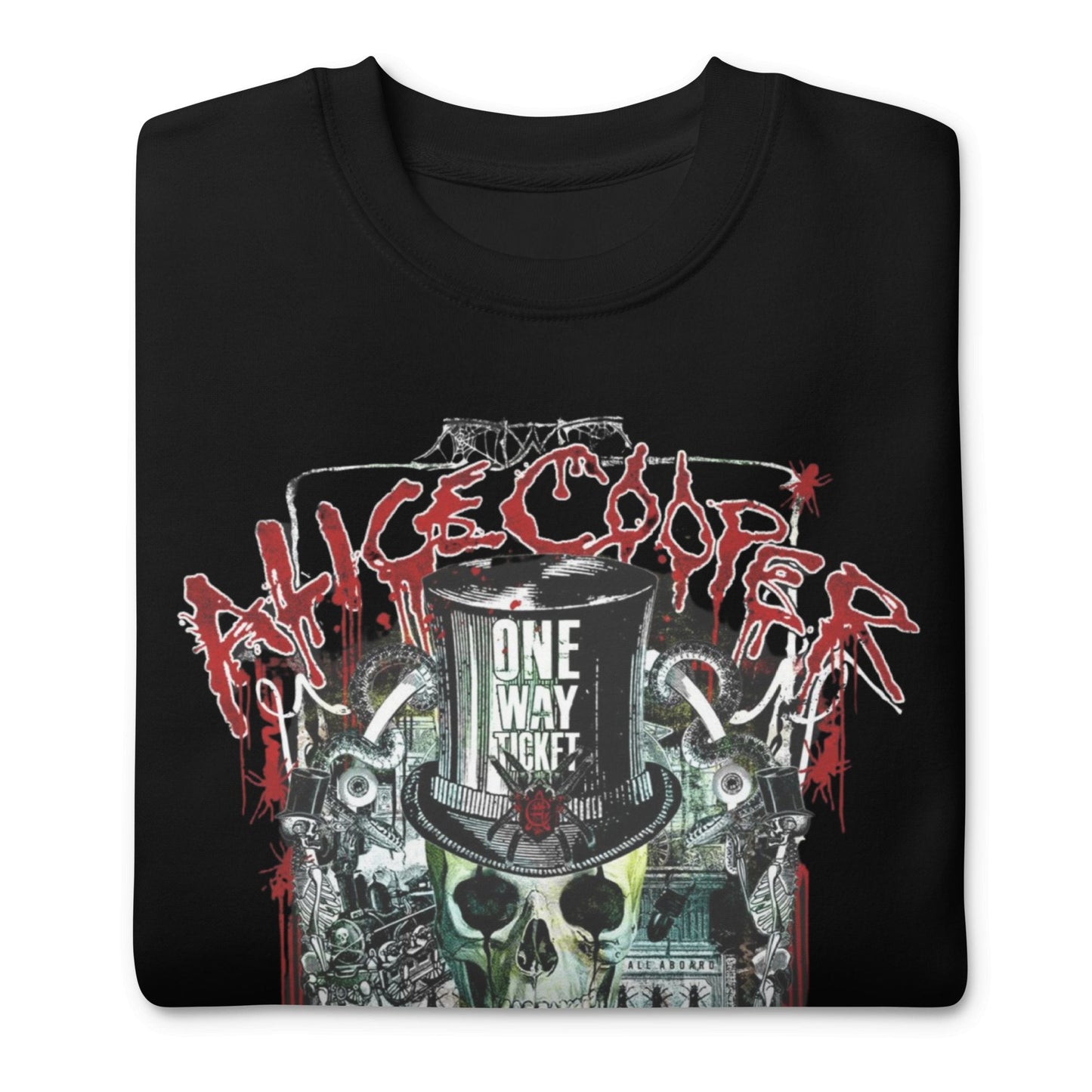 Alice Cooper Nightmare Express Jumbo Print Sweatshirt