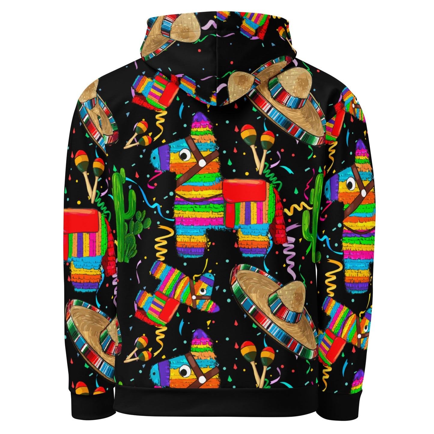I'd Hit That Pinata Pattern Unisex Hoodie for Latinos