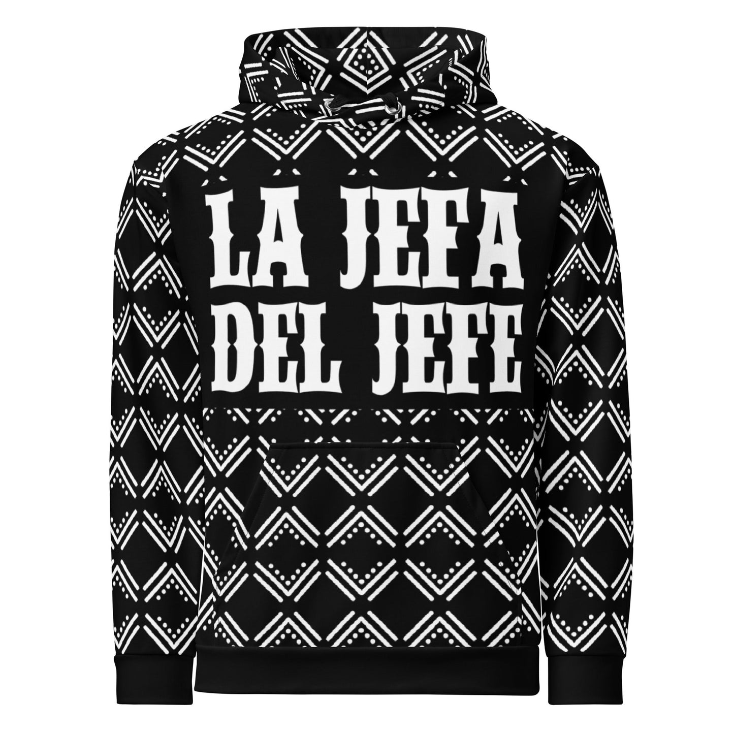 La Jefa Del Jefe Pattern Unisex Hoodie