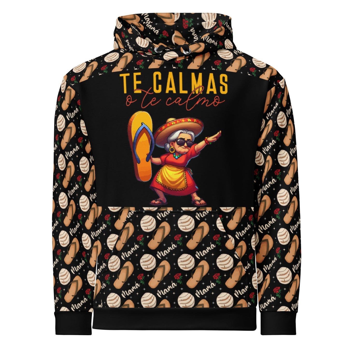 Te Calmas O Te Calmo Mam Chancla Printed Unisex Hoodie
