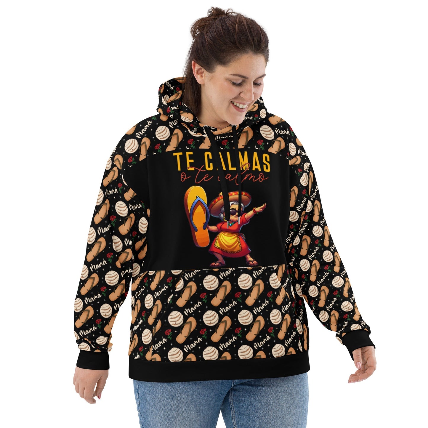 Te Calmas O Te Calmo Mam Chancla Printed Unisex Hoodie