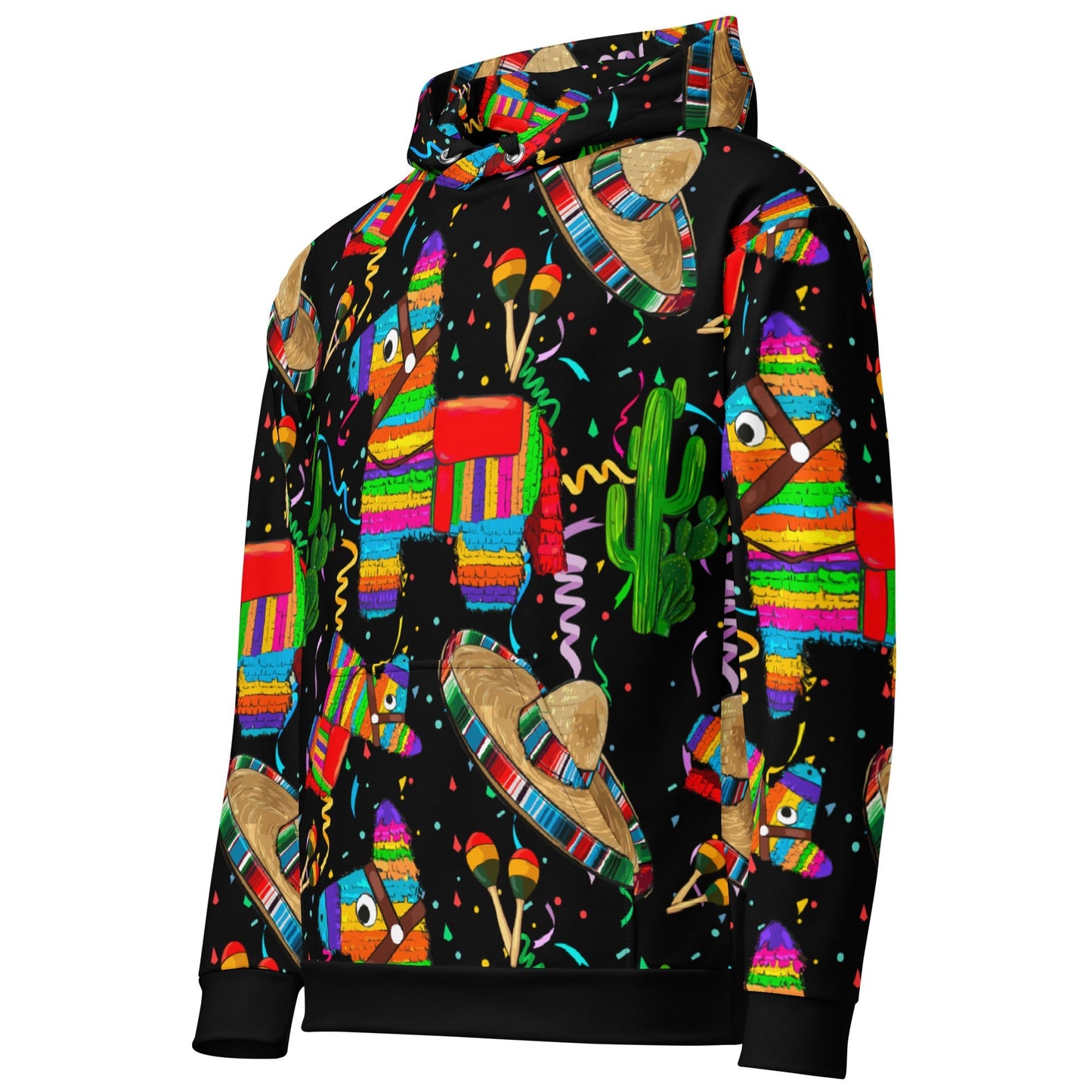 I'd Hit That Pinata Pattern Unisex Hoodie for Latinos
