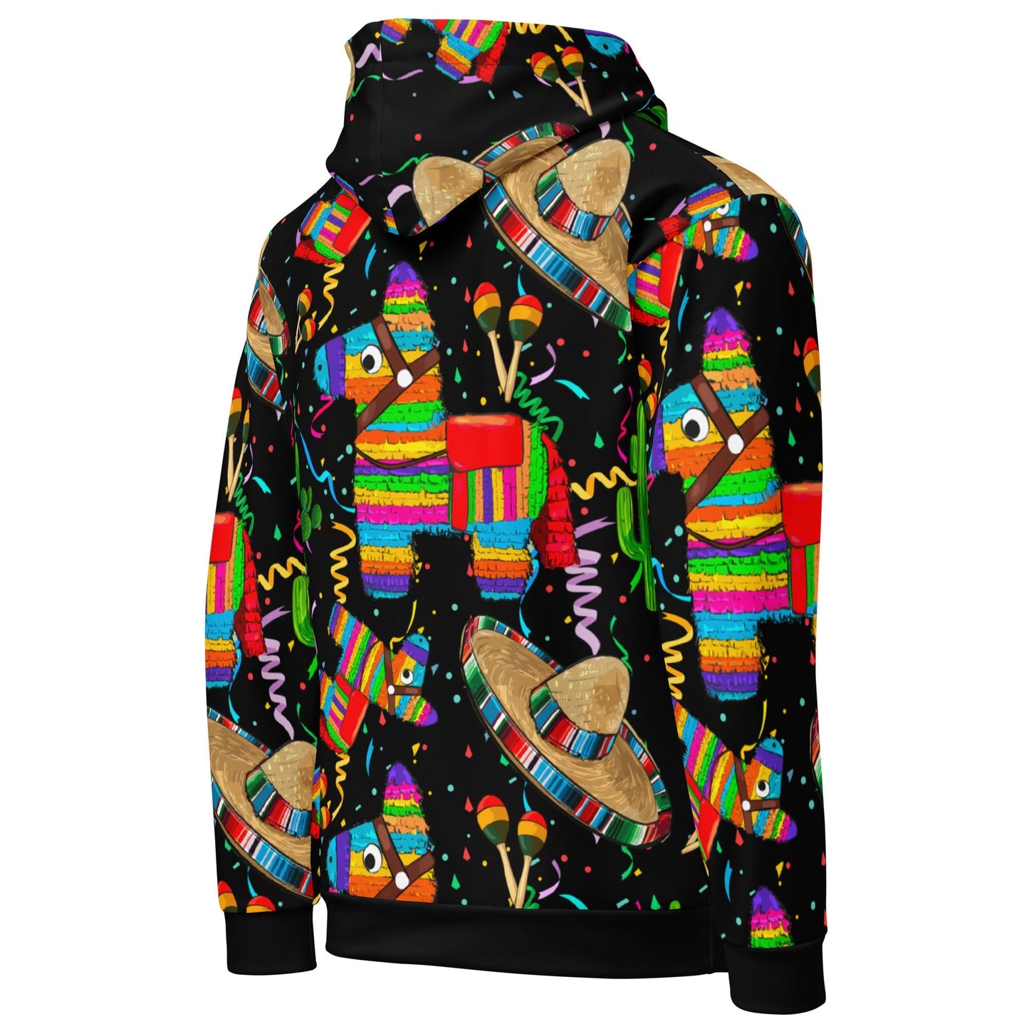 I'd Hit That Pinata Pattern Unisex Hoodie for Latinos