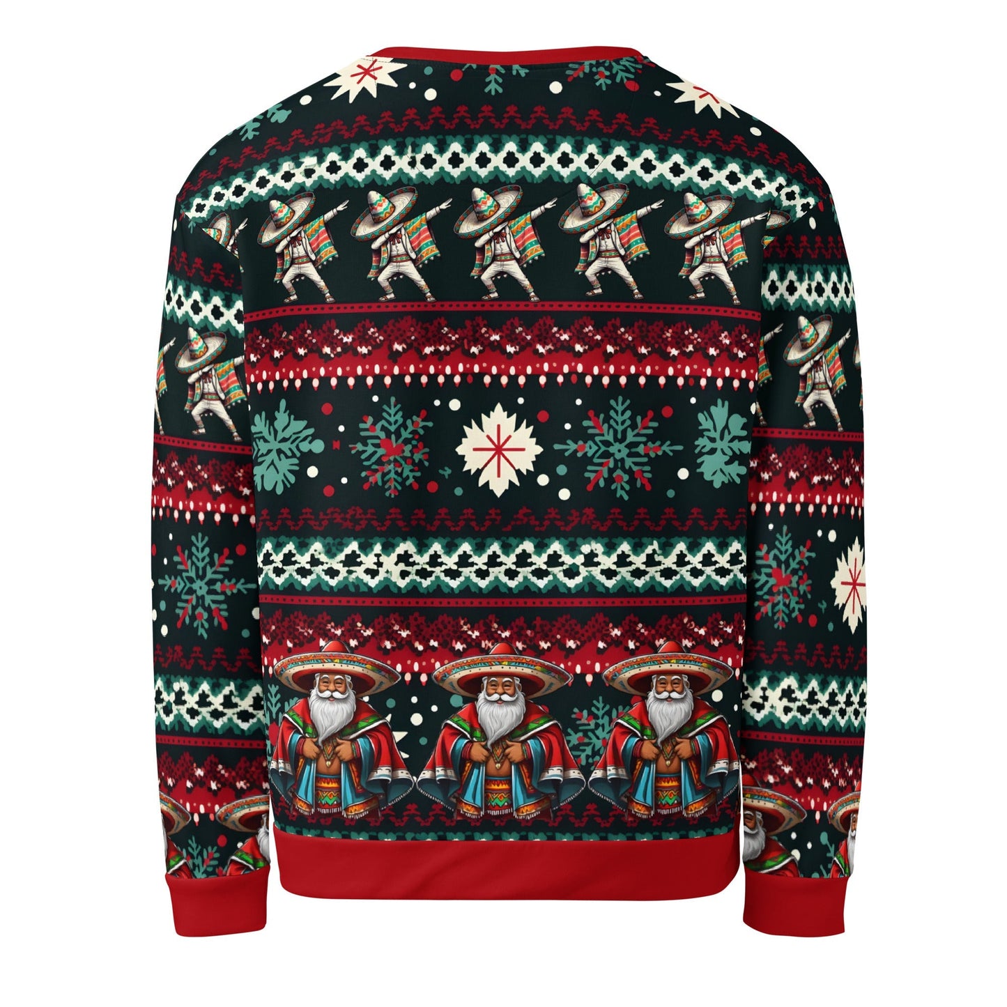 Dabbing Mexican & Santa Claus Feliz Vibes Sweatshirt