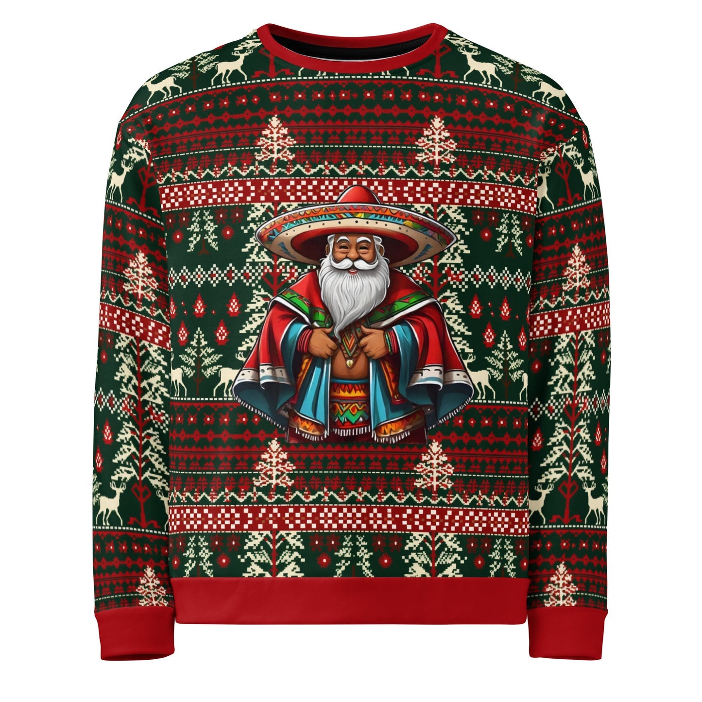 Mexican Santa Claus Ugly Navidad Sweatshirt