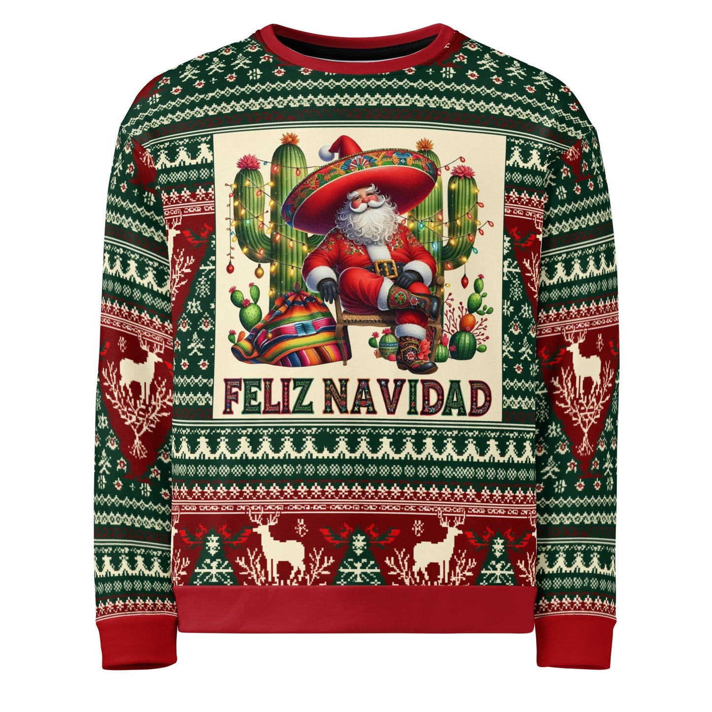 Feliz Navidad Santa Claus Sweatshirt