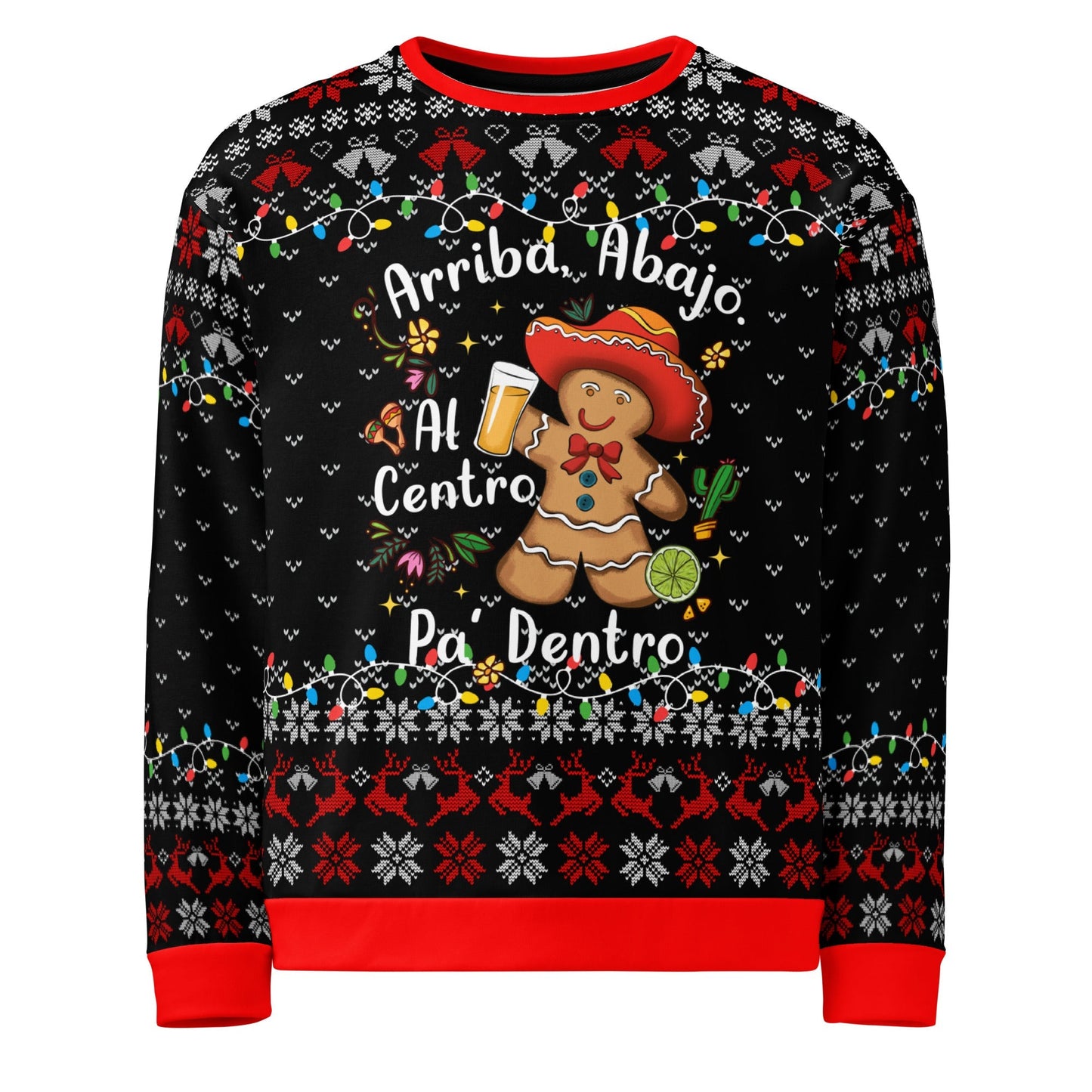Arriba Abajo Al Centro Pa' Dentro Christmas Sweatshirt
