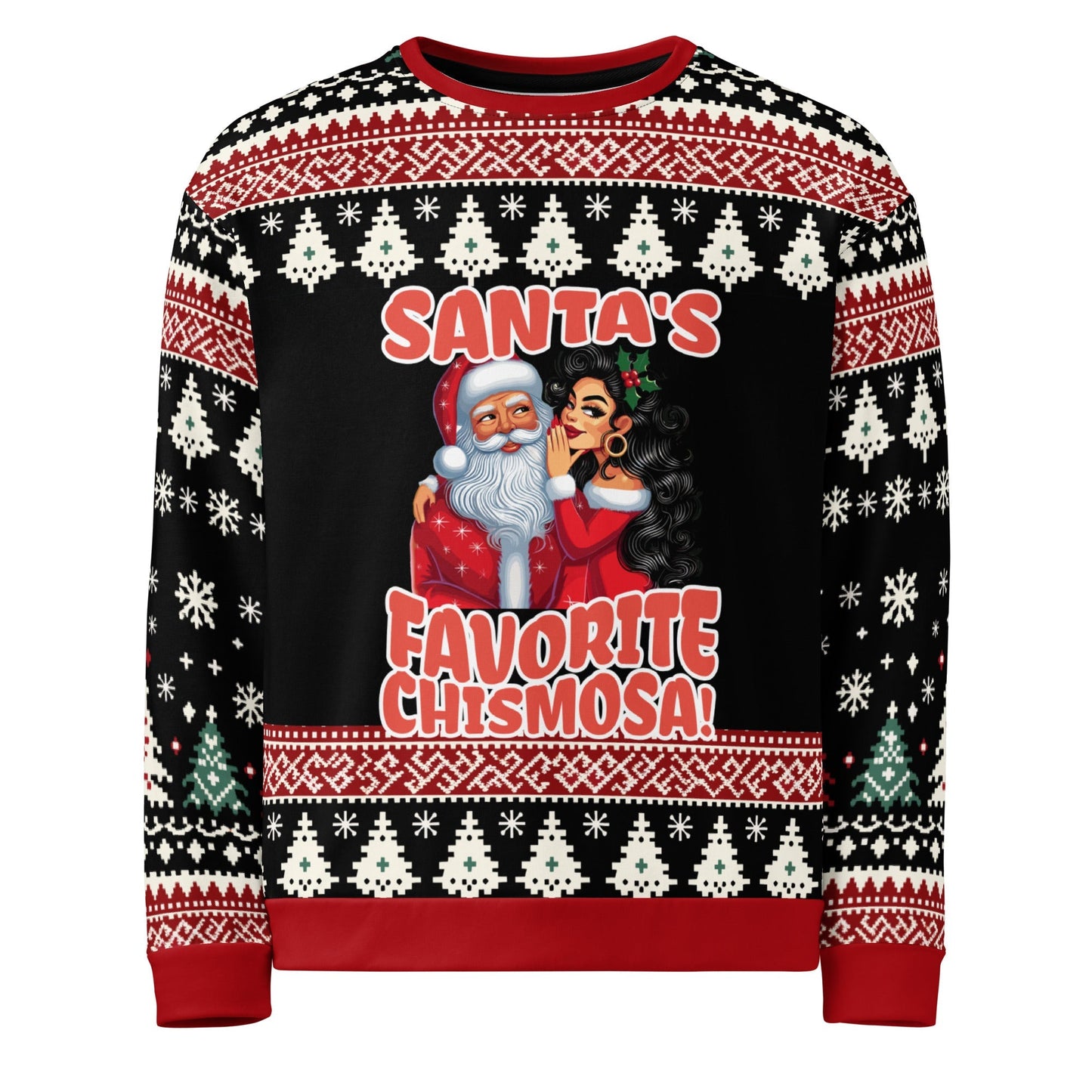 Santa's Favorite Chismosa Ugly Navidad Sweatshirt
