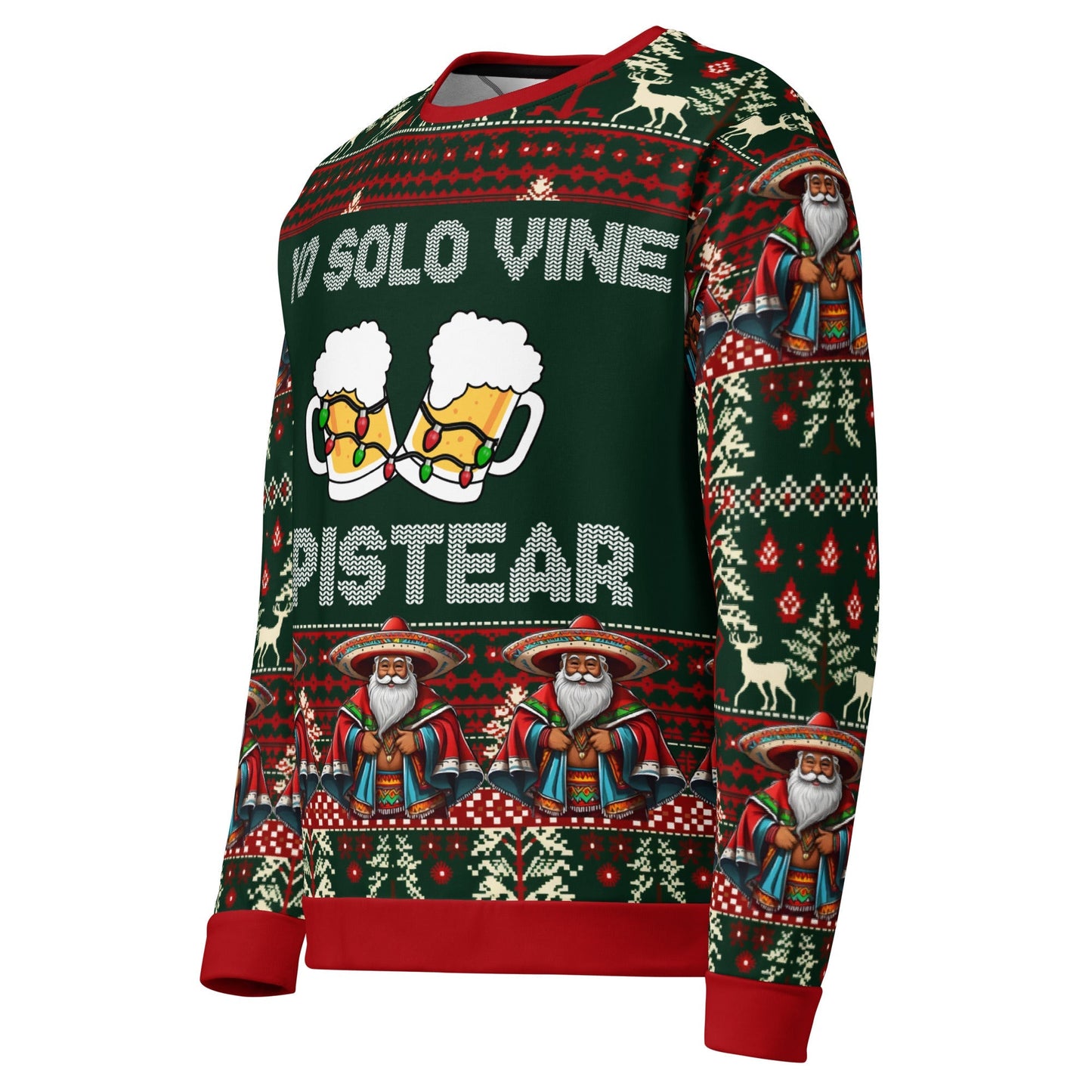 Yo Solo Vine a Pistear Ugly Navidad Sweatshirt