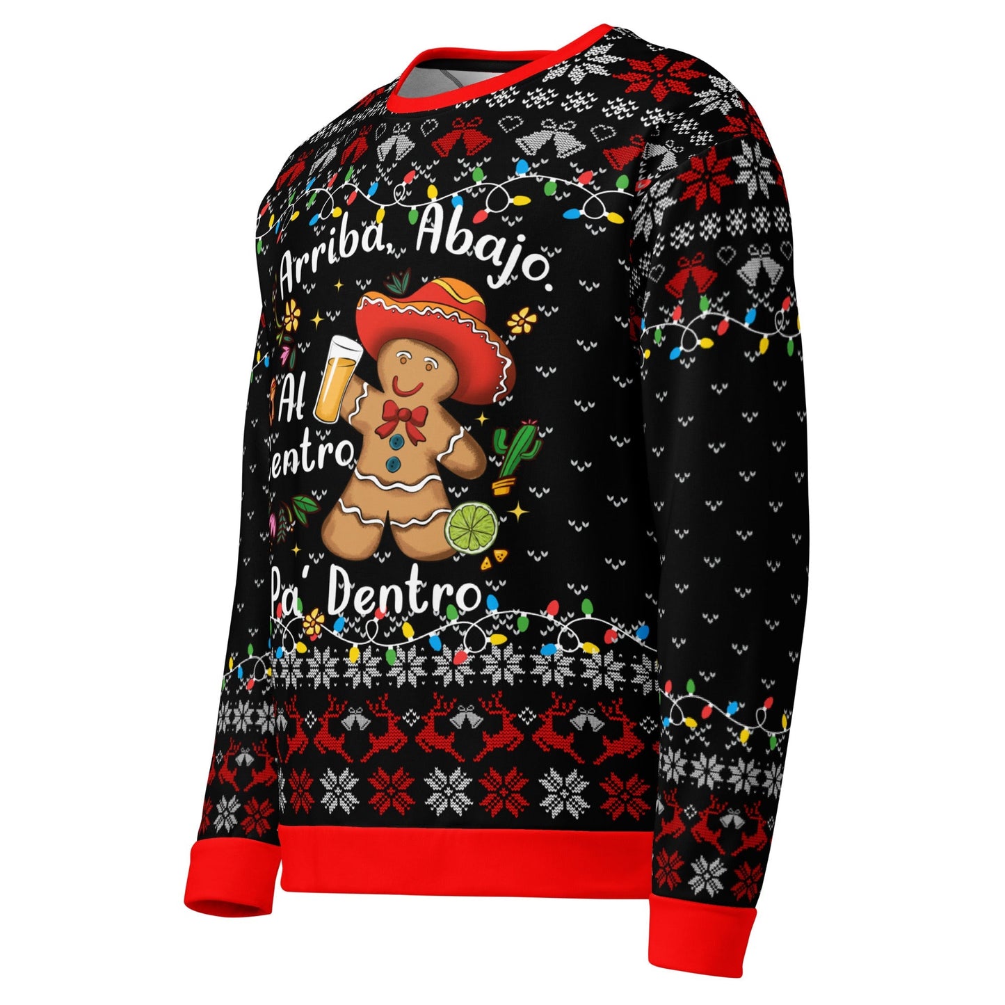 Arriba Abajo Al Centro Pa' Dentro Christmas Sweatshirt