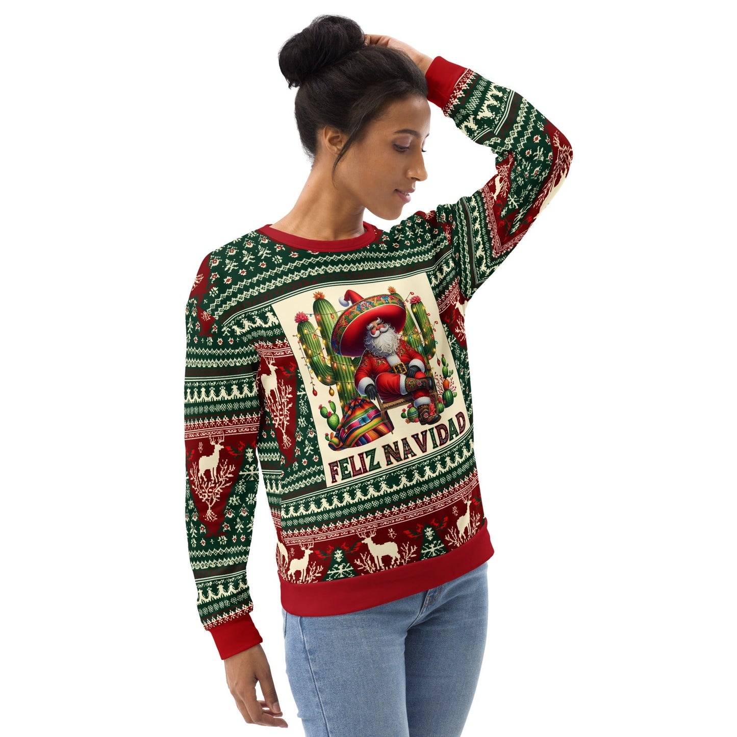 Feliz Navidad Santa Claus Sweatshirt
