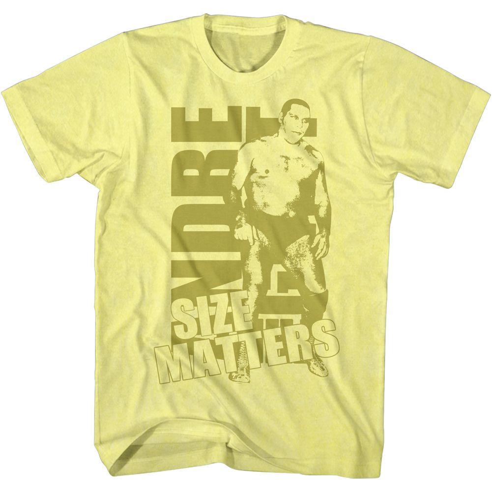 Andre The Giant - Size Gold Boyfriend Tee